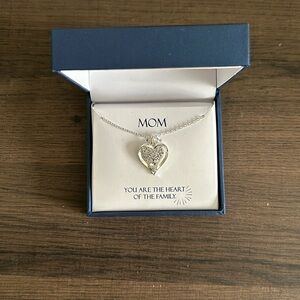 Brilliance Preciosa Crystal Family Tree Heart Necklace